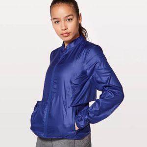 lululemon athletica Royal Blue Bomber Jacket